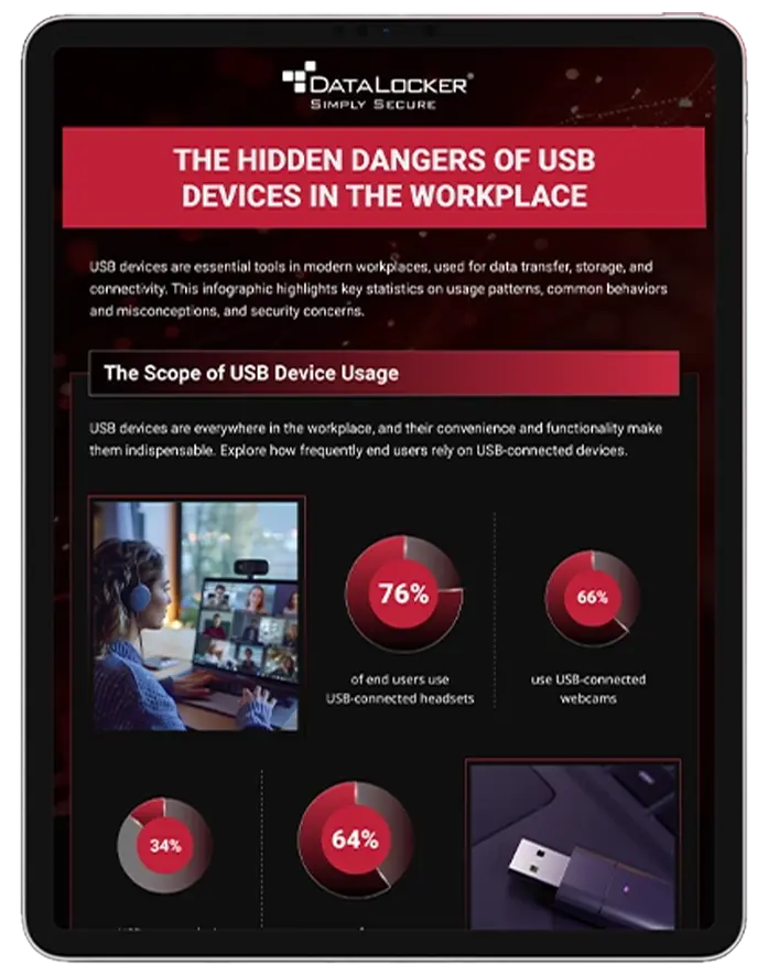 Infographic – The Hidden Dangers of USB Devices in the Workplace